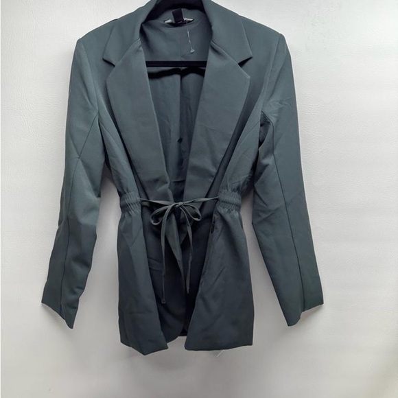 Athleta Endless primatwill GREEN  BAZER   Nwot - Picture 2 of 9